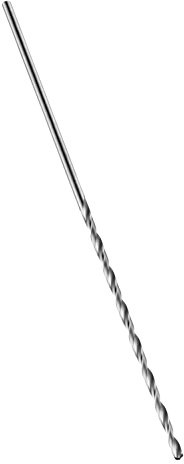 Dormer A110.7 Long Series Drill, Steam Oxide Coating, High Speed Steel, 0.7 mm Head Diameter, 21 mm Flute Length (Pack of 10)