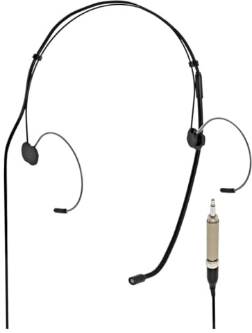 SubZero Headset-Mikrofon mit Miniklinkenstecker | Hochwertiges Kondensatormikrofon, Miniklinke-Anschluss, komfortables ergonomisches Design für Gesang und Sprache