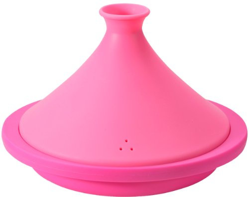Silicon Tajine Topf 20cm magenta rosa mit Rezepten (Japan Import / Das Paket und das Handbuch werden in Japanisch)