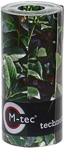 Sichtschutzstreifen mit Motiv/M-tec Print ® / PVC/Kirschlorbeer für 3 Reihen im Zaunfeld inkl. 6 Klemmschienen - SIE KAUFEN Hier DIREKT BEIM Hersteller -