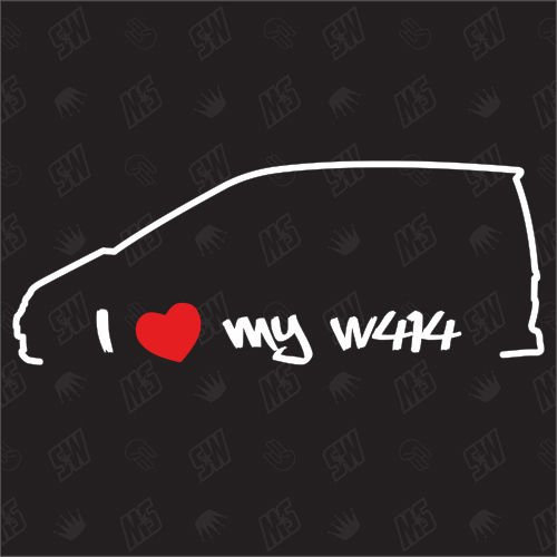 I love my Mercedes W414 - Vaneo Sticker, Bj 01-05