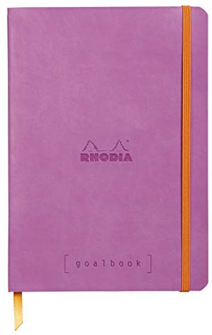 Clairefontaine Rhodiarama goalbook cuaderno 240 páginas numeradas marfil Dot de puntos A5 90 G LILA