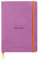 Clairefontaine Rhodiarama goalbook cuaderno 240 páginas numeradas marfil Dot de puntos A5 90 G LILA