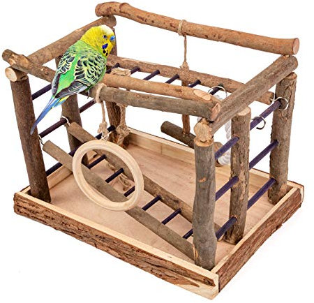 Niteangel Natural Living Spielplatz für Vögel, Bird Activity Center