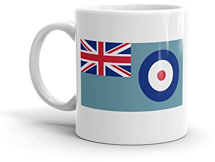 Awesome RAF Flag Mug - Gift Idea Air Force Plane Jet Helicopter Military #5682