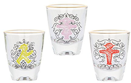 AMPELMANN Schnapsgläser | Shotgläser 3er-Set Flotter Dreier
