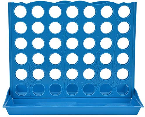4 in a Row Game, Classic Board Tabletop Game Line up 4 Easy to Set Up Play and Storage for Kids Adults Family Fun Interaction for Children Over Fourteen Years of Age