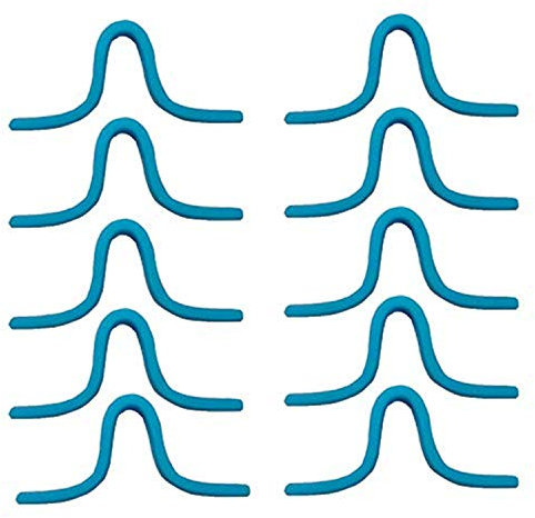 Youning Pont de Nez, Accessoires de Pince-Nez Anti-Buée, Pont de Nez en Silicone, Augmente l'espace de Respiration et Aide à Respirer en Douceur et empêche Les Lunettes de buée (10PCS-Bleu)