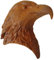 Generisch Deko Figur Edelrost Rost Metall Adler Kopf Greif Vogel Wanddekoration Gartendeko