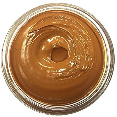 Famaco 50ml Tan Mais Leather Deluxe Cream Polish for Boot and Shoe with Application Brush - Nourish and Leather Protector Kit for Boots and Shoes