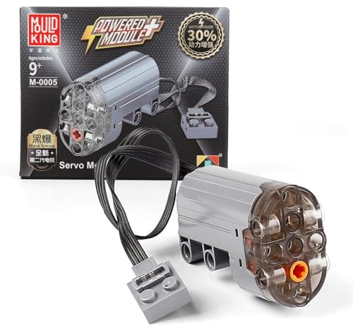 Mould King M0005 Technik Servo Motor Technik Servomotor Kompatibel mit Technik Ferngesteuertes Auto, Servo Motor Upgrade Power-Funktion Zubehör Elektrisch Spielzeug Autos Motor