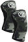 Rehband Power Max vendaje de rodilla fuerza deportes 7mm SBR/neopreno, adecuado para competiciones, rodilleras para musculación, Color:Camuflaje - 1 Par, Talla:M