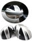 MINI Side Wing Mirror Cover, Union Jack Mirror Caps Cover for Mini Cooper One/D/SD/S/JCW F Series F54 F55 F56 F57 F60 2014–2019.6(Union Jack Gray, F Series With Light Hole)