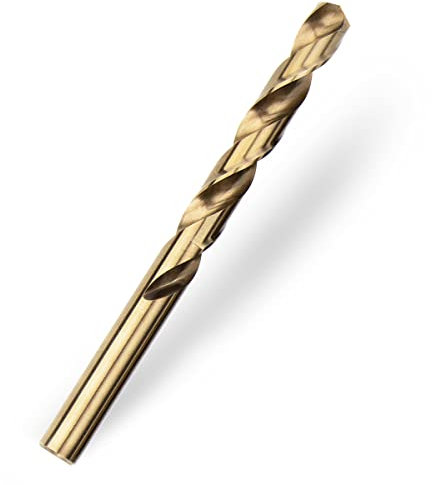 Meccion HSS-Co 1pc 12.5mm Foret Hélicoïdal Professional Forets à Métaux en Acier Inoxydable, Standard DIN 338