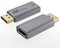 PremiumCord Adaptador HDMI 2.1 a DisplayPort 1.4, Hembra a Macho, UHD 8K@60Hz, 4K @144Hz, Full HD 1080p, 3D, Color Gris Espacial, Conectores Dorados