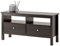 hagge home Mueble de TV de madera escandinava, Mesa para Poner TV, Mesa para Televisor, Tabla de TV, Placa Baja, 110 x 37 cm, Altura 45 cm, Color Negro