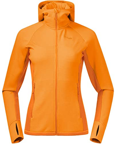 Bergans Damen Cecilie Wool Hood Jacke, Lush Yellow-Cloudberry Yellow, XS