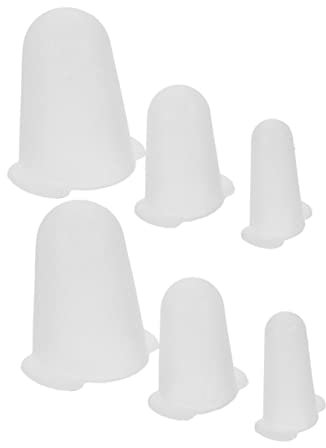 Cabilock Fundas Para Boquillas De Manga Pastelera Tapas Protectoras De Silicona Para Decoración De Pasteles 6pcs