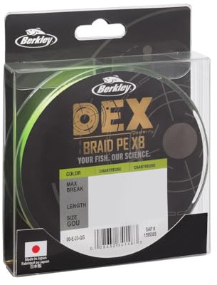 Berkley Berkley Dex X8 Pe .06Mm 150M 5.4Kg Char