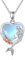 Meerjungfrau Kette Sterling Silber Mondstein Meerjungfrau Anhänger Schmuck Geschenke für Damen Mondstein Kette für Damen