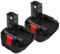 EOHJAR 2 batterie NI-Mh da 12 V, 3,6 Ah, ricambio per Bosch BAT043 BAT045 BAT120 BAT139 2607335542 2607335526 2607335676 2607335274 2607335709. Adatto per GSR 12-2 12VE-2 PSR 12 GSB 22612 15614 1661