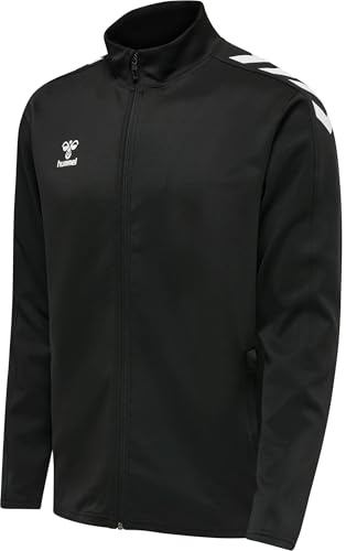 Hummel Unisex Hmlcore Xk Poly Zip Cardigan Sweater, Black/Black, 4XL EU