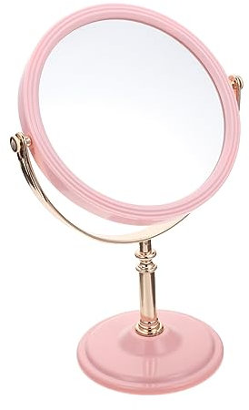 Beatifufu Miroir Rond Europe de Coiffeuse Miroir de Table Rotatif De Grees pour Maquillage Coration et Chic pour Salon Chambre et Salle de Bain