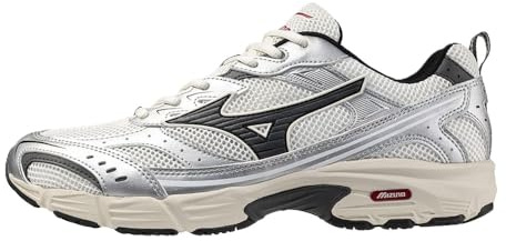 Mizuno Unisex MXR Sport Sneaker Snow White Magnet Silver