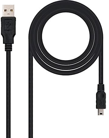 Blendend Cavo USB 2.0 tipo A maschio a Mini USB a 5 pin maschio, con una lunghezza di 0,5 metri. Ideale per collegare dispositivi Mini USB al computer.