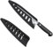 Aeaocvo 2 protectores de hoja de plástico de 10 cm para cuchillos, funda protectora universal para cuchillos, color negro