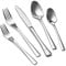 30-teiliges Besteckset aus Edelstahl 18/10, Premium Besteck Set 6 Personen, Hochglanzpoliert & Spülmaschinenfest Essbesteck, Geschmiedet und Schwer, Modernes Tafelbesteck Messer Gabel Löffel Set