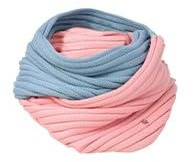 HY EQUESTRIAN Synergy Luxury Snood - Aqua/Rose - One Size