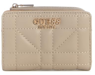 Guess Damen Edita Zip Around Card Case Wallet, Light Taupe, One Size