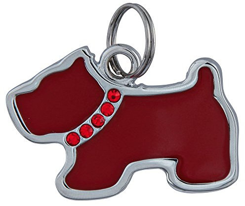 Trixie Placa Identificativa Forma Perro, 35 x 25 mm, Color Surtido, Perro