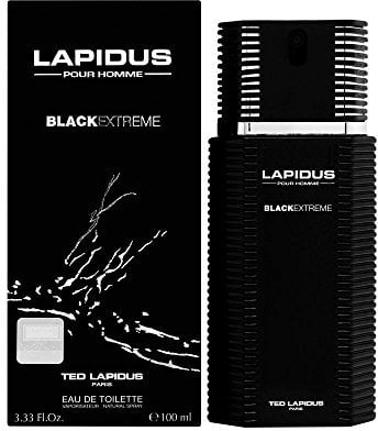 Lapidus Pour Homme Black Extreme de Ted Lapidus Eau de Toilette Vaporisateur 100ml