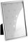Brillibrum Design Bilderrahmen versilbert schmaler Rand Fotohalter Silber Bilderformat 6x9 cm