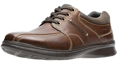 Clarks mens Cotrell Walk Oxford, Tobacco, 10.5 Wide US