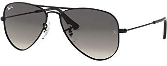 Ray-Ban Unisex-Kinder 9506s Sonnenbrille, Schwarz (Shiny Black), 50