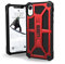 Urban Armor Gear Monarch Hülle für das Apple iPhone XR Handyhülle nach US-Militärstandard [Qi kompatibel, Sturzfest, Verstärkte Ecken, Leder] - Crimson Rot
