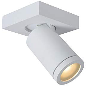LUCIDE TAYLOR - Deckenstrahler Badezimmer - LED Dim to warm - GU10-1x5W 2200K/3000K - IP44 - Weiß