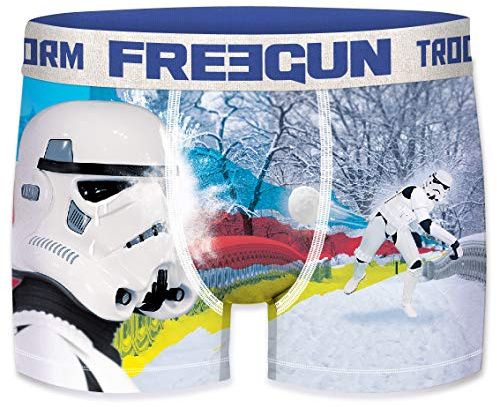 FREEGUN Star Wars Herren Boxershorts Funny Stormtrooper Krieg der Sterne Meme Druck 1er Pack S M L XL XXL