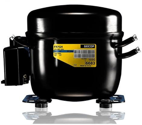 REPORSHOP - Compresor Secop Fr10G LMHBP R134A 220v 1/4cv Alta Baja Temperatura 9,05 cm3