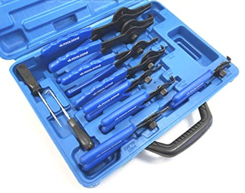New 11pc Mechanics Internal & External Circlip Plier Tool Set Snap Ring Pliers