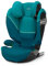 Cybex Gold Solution S2 i-Fix Child's Car Seat, For Cars With and Without ISOFIX, Group 2/3 (15-50 kg), From Approx. 3 to 12 Years, River Blue
