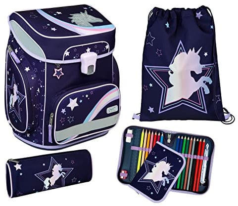 Scooli, FTUN8255, EasyFit Schulranzen Set, 5tlg.-Dreamland, Niños