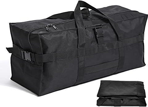 Long Travel Duffle Bag,Foldable Extra Large Duffel Bags,Carry on Travel Bag for Camping/Moving Boxes/Tent/Surfboards/Photography Equipment Storage Bag(106L)