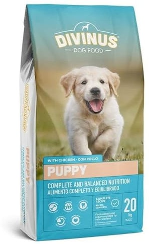 Divinus Puppy - Hundefutter, Trockenfutter für Welpen 20kg