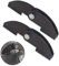Lot de 2 charnières robustes pour fumoir de barbecue – Taille : 20,3 x 5,3 cm – Pièces de bricolage soudées sur grande plaque en acier de 3/16 – Soudure sur noir