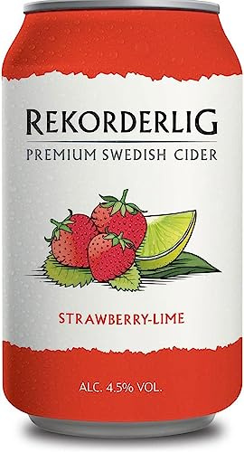 Rekorderlig Strawberry Lime 4,5% 6x 0,33 ltr. | erfrischend Sommerlich fruchtig