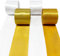 60m Weißes und Goldenes Satinband 50mm breit für DIY-Bastelarbeiten Geschenke Verpackungen Fransen Hintergrund Luftschlange Girlande Hochzeit Junggesellenabschied Jahrestag Babyparty Dekorationen